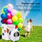 Electric Balloon Pump, Portable Dual Nozzle Electric Balloon Blower Pump, Electric Balloon Inflator for Decoration (110V 600W) (White)